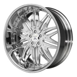 Asanti AF151 24x10 -127 to 86 ET 125.1 CB Custom Finish