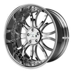 Asanti AF152 24x10 -127 to 86 ET 125.1 CB Custom Finish