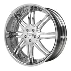 Asanti AF163 24x9.5 -127 to 86 ET 125.1 CB Custom Finish