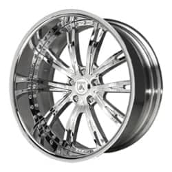 Asanti AF177 24x9.5 -127 to 86 ET 125.1 CB Custom Finish