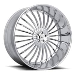 Asanti AF820 24x9.5 -127 to 86 ET 125.1 CB Custom Finish
