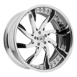 Asanti AF841 24x9.5 -127 to 86 ET 125.1 CB Custom Finish