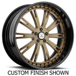 Asanti AF851 24x9.5 -127 to 86 ET 125.1 CB Custom Finish