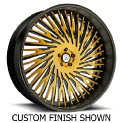Asanti AF869 24x9.5 -127 to 86 ET 125.1 CB Custom Finish