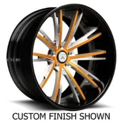 Asanti CX177 24x9.5 -127 to 86 ET 125.1 CB Custom Finish
