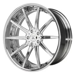 Asanti CX501 24x9.5 -127 to 86 ET 125.1 CB Custom Finish