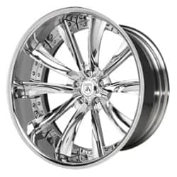 Asanti CX505 24x9.5 -127 to 86 ET 125.1 CB Custom Finish