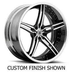 Asanti CX805 24x9.5 -127 to 86 ET 125.1 CB Custom Finish