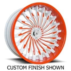 Asanti CX824 24x9.5 -127 to 86 ET 125.1 CB Custom Finish