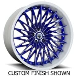 Asanti CX828 24x9.5 -127 to 86 ET 125.1 CB Custom Finish