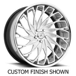 Asanti CX861 24x9.5 -127 to 86 ET 125.1 CB Custom Finish