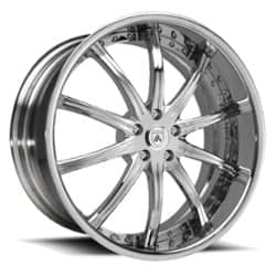 Asanti DA160 24x9.5 -127 to 86 ET 125.1 CB Custom Finish