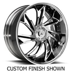 Asanti DA179 24x9.5 -127 to 86 ET 125.1 CB Custom Finish
