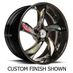 Asanti DA181 24x9.5 -127 to 86 ET 125.1 CB Custom Finish