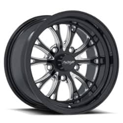 Boyd Coddington Bristol 17x4.5 5x114.3 -24 ET 83.1 CB Black w/Milled Spokes