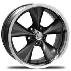 Boyd Coddington Junkyard Dog 15x7 5x114.3 6 ET 83.1 CB Gunmetal / Machined Lip