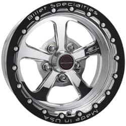 Billet Specialties Dominator Single Bead Lock 15x8 25 ET 65 CB Polished