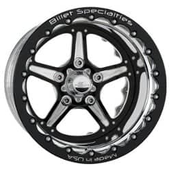 Billet Specialties Street Lite 15x10 5x114.3 25.4 ET 73 CB Double Bead Lock Black