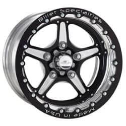 Billet Specialties Street Lite LT 15x10 5x127 0 ET 73 CB Single Bead Lock Black