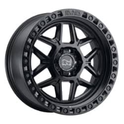 Black Rhino Kelso 17x9 6x139.7 0 ET 112.1 CB Matte Black W/Black Bolts