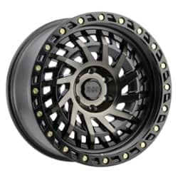 Black Rhino Shredder 17x9 6x139.7 -12 ET 112.1 CB Matte Black W/Machined Dark Tint