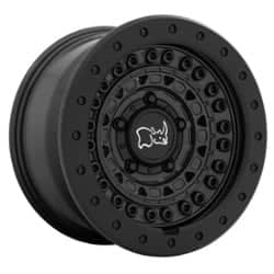 Black Rhino Barricade 17x8.5 5x114.3 -18 ET 76.1 CB Gun Black With Black Rock Guard