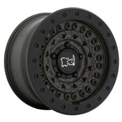 Black Rhino Barricade 17x8.5 6x120 10 ET 67.1 CB Olive Dabe Green With Black Rock Guard