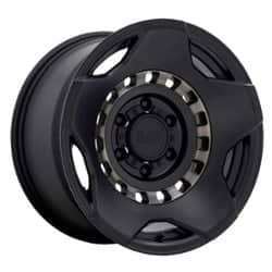 Black Rhino Muzzle 17x9 6x139.7 -18 ET 112.1 CB Matte Black Machined Tinted Ring
