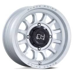 Black Rhino Rapid UTV 15x7 4x137 10 ET 110.1 CB Hyper Silver w/Machined Face