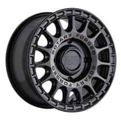 Black Rhino Sandstorm UTV 15x7 4x137 51 ET 106.1 CB Semi Gloss Black w/ Machined Tint Ring