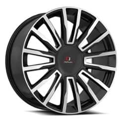Cavallo CLV-47 24x9 5x115/5x120 34 ET 78.1 CB Gloss Black Machined