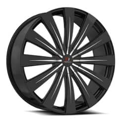 Cavallo CLV-49 24x9 5x115/5x120 34 ET 78.1 CB Gloss Black Machined