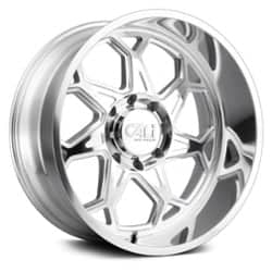 Cali Off-Road Sevenfold 9111 24x12 8x165.1 -51 ET 130.8 CB Polished