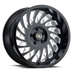 Cali Off-Road 9108 Switchback 20x12 6x135 -51 ET 87.1 CB Gloss Black with Milled Spoke