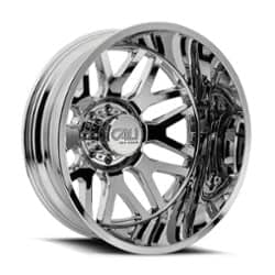 Cali Off-Road Invader Dually Rear 9115D 24x8.25 8x210 -232 ET 154.2 CB Chrome