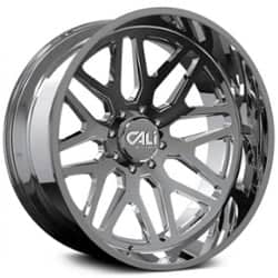 Cali Off-Road Invader 9115 24x14 8x165.1 -76 ET 125.2 CB Chrome