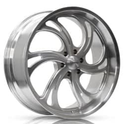 Corsart Argon 6 24x9 6x135 24 ET 87.1 CB Brushed Milled/Diamond Cut Lip