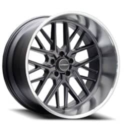 Corsart Kingpin 5 Matte Gunmetal with Diamond Cut Lip