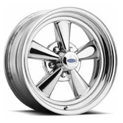 Cragar 61C S/S 15x6 5x114.3 -6 ET 90.9 CB Chrome w/Alum Center
