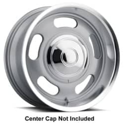 Cragar 380S Rally II 17x9 5x114.3/5x120.65 0 ET 79 CB Silver with Mirror Machined Lip