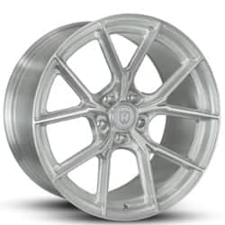 Curva CFF70 19x9 Blank 5 Lug 28 ET 73.1 CB Brushed Clear Coat