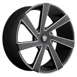 Dub Directa (S133) 22x9.5 5x115/5x120.65 15 ET 72.56 CB Matte Black Milled