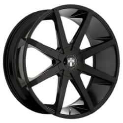 Dub Push (S110) 24x9.5 6x135/6x139.7 25 ET 87.1 CB Gloss Black