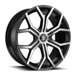 Dub Royalty (S209) 24x9.5 6x135/6x139.7 30 ET 87.1 CB Gloss Machined Double Dark TInt