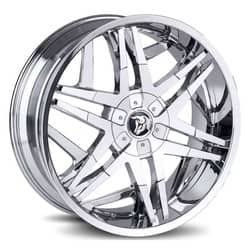 Diablo Turbine 24x10 Blank 5 Lug 35 ET 73.1 CB Chrome