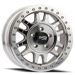 Dirty Life Canyon Pro 9309 17x9 6x139.7 -12 ET 106 CB Machined with Silver Window