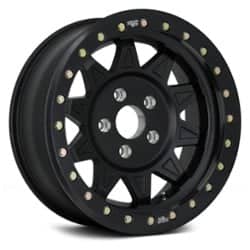 Dirty Life Roadkill 9302 Beadlock 17x9 5x114.3 -14 ET 83.8 CB Satin Black w/Matte Black Beadlock