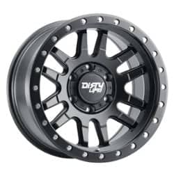 Dirty Life Canyon Pro 9309 17x9 6x139.7 0 ET 106 CB Matte Black with Black Lip