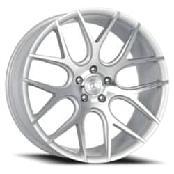 Dolce Monza 20x8.5 5x114.3 38 ET 73.1 CB Gloss Silver/Machined Face