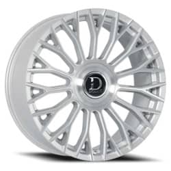 Dolce Roma 24x9 6x135 / 6x139.7 15 ET 87.1 CB Gloss Silver/Brushed Face